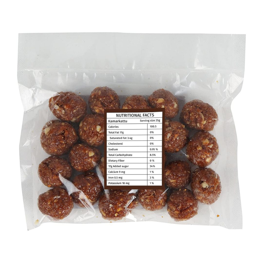 Kamarkattu (coconut jaggery balls) 100g