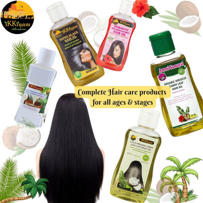 Pure Hibiscus (chembaruthi) Hair oil 100 ml & Super Black Hair oil 100 ml (COMBO)