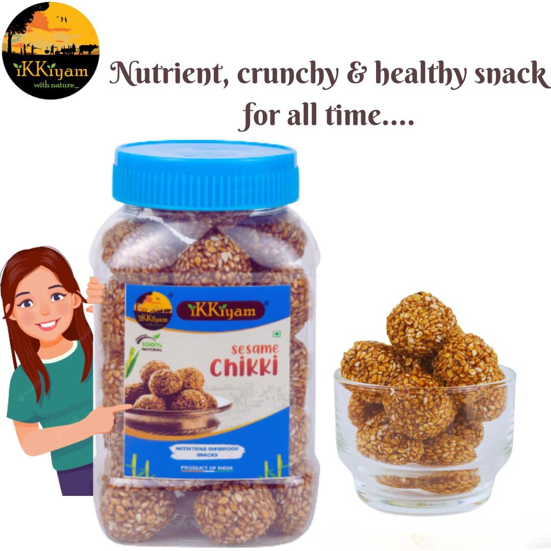 Sesame chikki round 200g