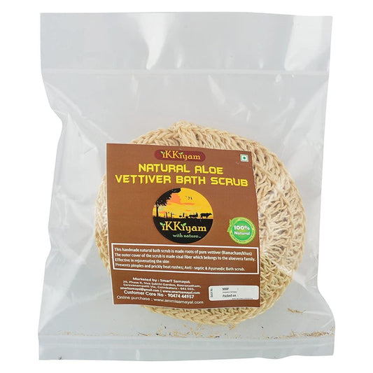 Vettiver Aloe-vera Handmade natural bath scrub