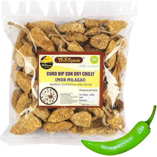 Curd dip sundried chilly (Mormilagai) SHORT 1Kg