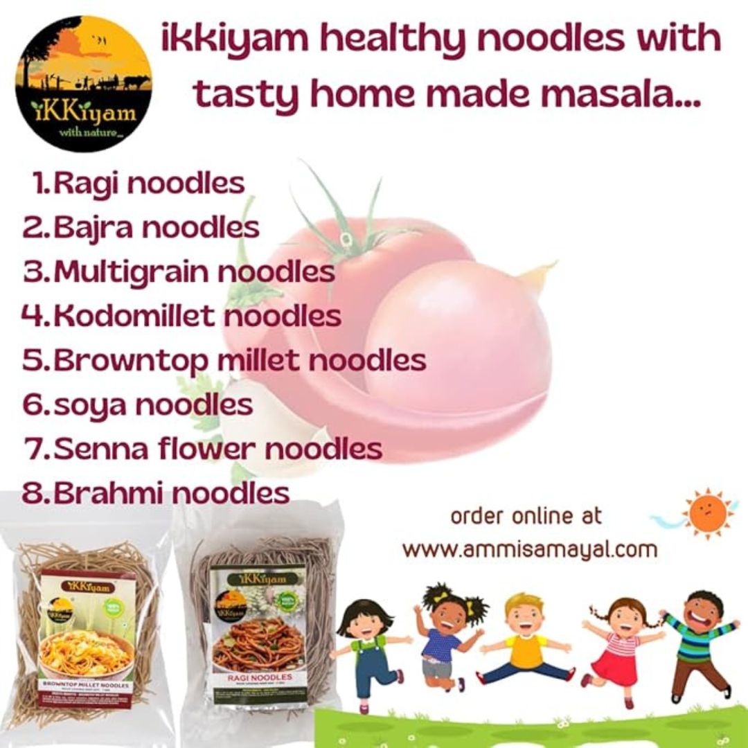 Ikkiyam Bajra noodles with tasty masala 180g