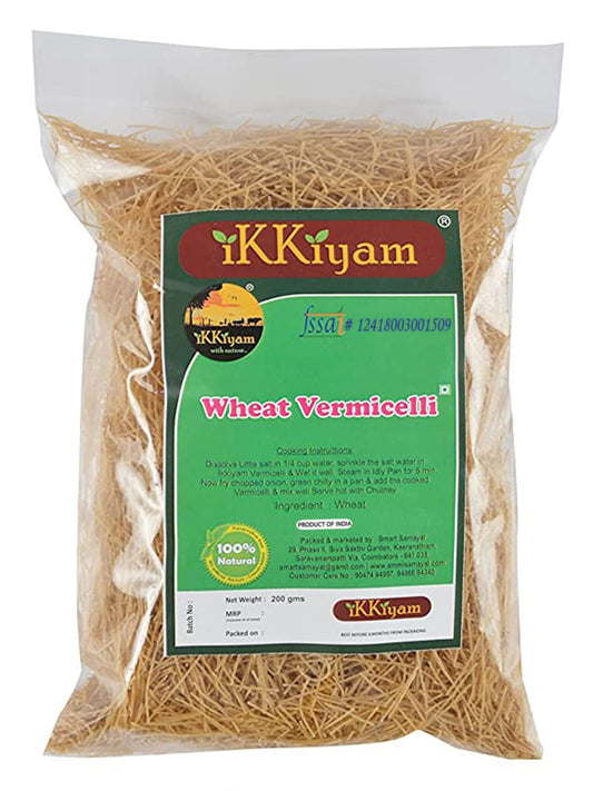 Ikkiyam Wheat Vermicelli (semia), 200 Grams