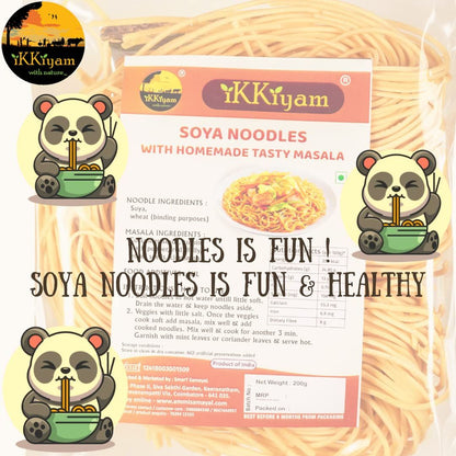 Ikkiyam Soya noodles with tasty masala 180g