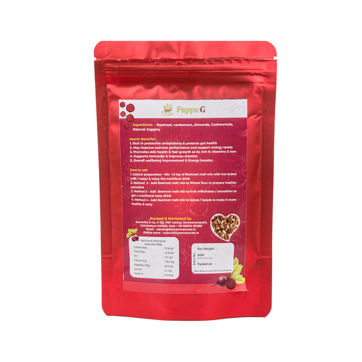 Beet Boost | Beetroot Malt Mix | Power packed | 100g