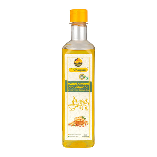 Ikkiyam Wood Pressed Groundnut Oil 1 Litre