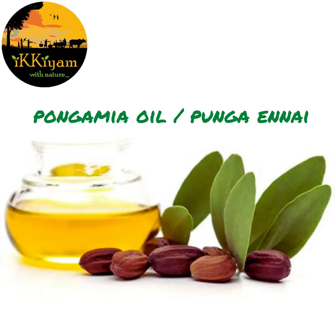 ikkiyam Pongamia seed Oil | Punga oil | Karanja oil | pure from nature 1 Litre